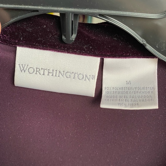 Purple velvet cardigan 14 - Picture 4 of 4